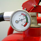 Fire extinguisher gauge